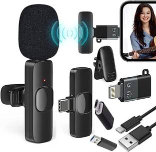 ROAR KL_531B_k8 Wireless Microphone with Real-time Active Noise cancelation Microphone