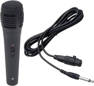 Point Zero Best Quality Unidirectional Dynamic Corded Microphone with Cable Microphone