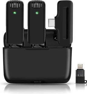 HRYFiNE Omnidirectional Wireless Microphone for iOs, Andriod - Professional Video voice Microphone