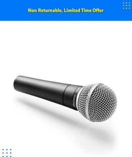 Shure SM58-LC (without cable) Vocal wired Microphone for professional vocal use