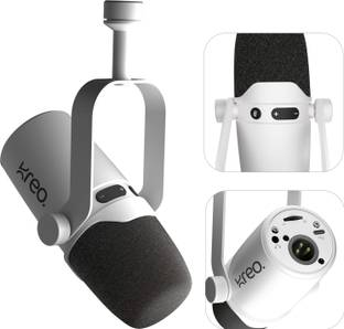 Kreo Kast Professional Dynamic, Cardioid Pickup Pattern, Noise Filtering (XLR/USB) Microphone