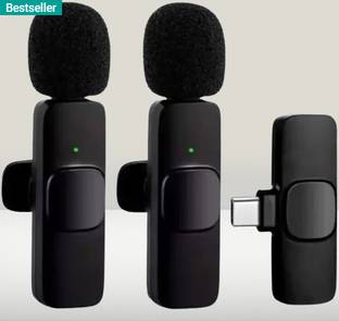 Stybits Z175 K9 Lapel Dual Wireless Mic Youtube,Vlogging,Recording for /Android Microphone