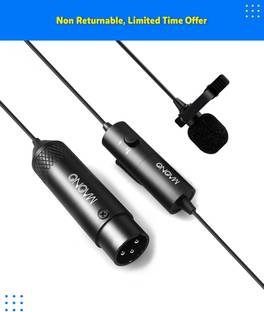 MAONO AU-XLR20 XLR Lavalier Collar Microphone, Condenser Clip-on Mic for Audio Mixer, Recording Studio, YouTube Microphone