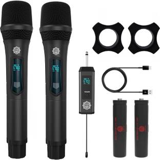 Digimore D-350Pro UHF Dual Wireless Microphone for Party, Performances & Events Microphone