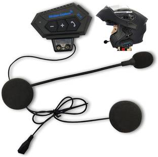 Lipzie Motorcycle Helmet Bluetooth Earphones Dustproof, Long Battery Life Microphone