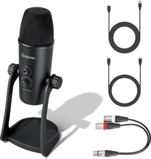 BOYA PM700 PRO USB Studio Microphone for Windows, Mac & PC with Detachable Stand Microphone