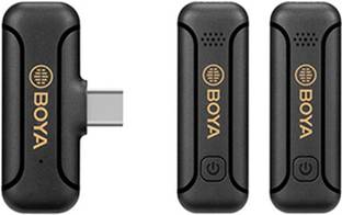 BOYA BY-WM3T2-U2 2.4GHz Wireless Lavalier Lapel Mic for Tablet Laptop USB-C Devices Microphone