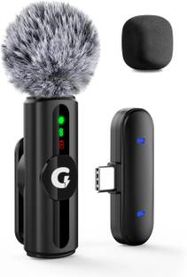 Grenaro Wireless Mic, Cancellation Mic for YouTube, Vlogging, Recording For Type-C Microphone