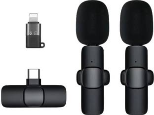 WRADER Dual User K9 Youtube Wireless Microphone for Video Recording Podcast ASMR Vlog Microphone