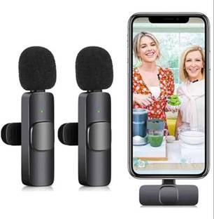 Mindmaker K9 Wireless Dual Lavalier Omnidirectional Mic Plug & Play Microphone