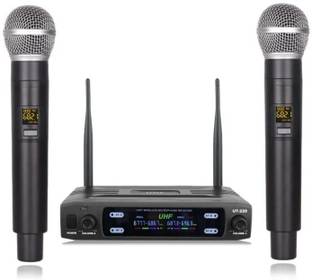 Adiohub UHF Wireless Microphone Handheld Microphone Wireless with Rechargeable Receiver Microphone