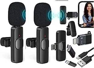 FRONY KL_538B_k9 Wireless Collar Mic iPhone/ipad & Type C Supported video recoder Microphone