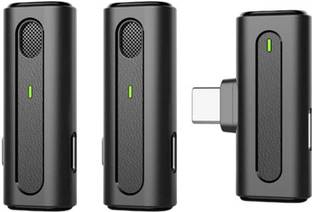 HRYFiNE 2.4G Cancellation Wireless Mic & one Receiver with Lightning Connector Microphone