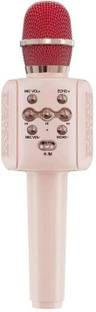 Acesquare Wireless Karaoke Mic With Recording/USB/FM Bluetooth Speaker For Parties Microphone