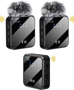 WRADER Wireless Mic with Noise Cancellation for Youtube Video Vlogs Recording Reels Microphone