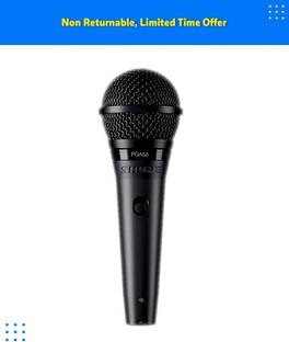 SHURE PGA58 PGA Series Wired Microphone For Recording, Karaoke and PA Applications