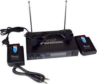 KH Microphone 2 pc System Set with 2 Transmitter,1 receiver, Best for Presentation Microphone