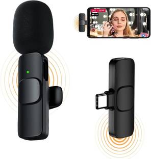 MOBONE ® Wireless Lavalier Microphone,K8 Lapel Mic System for Video Recording Vlog Microphone