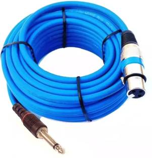 darkingwings 10M XLR Microphone Mic Cable Balanced XLR-6.35mm Lead XLR to P38 MONO PIN Cable Microphone