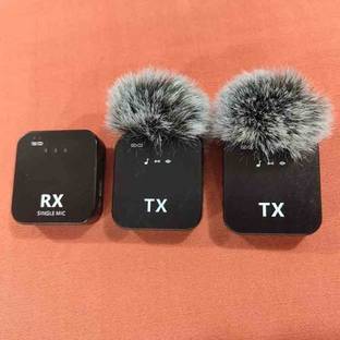 Foxne Point k205 Dual Wireless Mic with Noise Reduction for Mobile, Camera, DSLR, Microphone Microphone