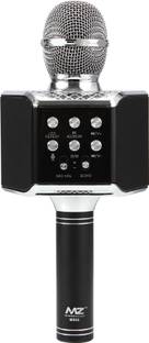 MZ M806 (KARAOKE MIC WITH SPEAKER) Rechargeable FM Radio Voice Changer Disco Light Microphone