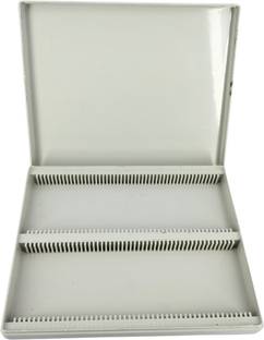 Bos Medicare Surgical Compact Design Product Scientific and Laboratory Slide Storage Box 100 capacity Microscope Slide Box