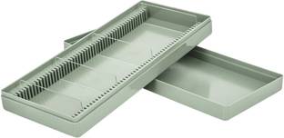 Bos Medicare Surgical Best Quality Microscope Side Box 50 Capacity for Scientific and Lab Use Microscope Slide Box