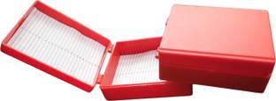 Precise Combo Pack of 25 Slide Capacity Slide Box (Pack of 2) Microscope Slide Box