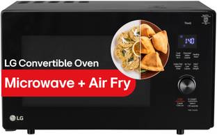 LG 28 L Convertible Microwave Oven with Airfry, Charcoal Lighting Heater, Wi-Fi Enabled, Motorised Rot...