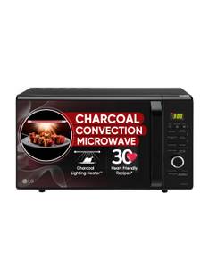 LG 28 L Diet Fry and 360 Degree Motorised Rotisserie for crispy and tasty bar-be-que recipes, Charcoal...