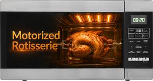Haier 30 L Air Fryer with 5 in 1 Microwave oven, 305 Auto Cook Menus , 360 Motorized Rotisserie for Ba...