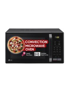 LG 21 L Black, Auto Cook Menu, Defrost, Stainless Steel Cavity, Heathplus menu, Indian Cuisine, Tandoo...