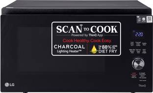 LG 32 L Diet Fry and 360 Degree Motorised Rotisserie for crispy and tasty bar-be-que recipes with Wi-F...