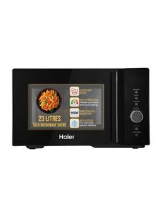 Haier 23 L 900W Magnetron Power 8 Auto Cook Menus Digital Control with Jog Dial 5 Power Levels Defrost...