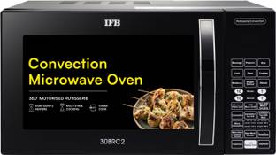 IFB 30 L 101 Standard Cook Menus, 360 Degree Motorized Rotisserie, Weight Defrost, Steam Clean, Grill ...