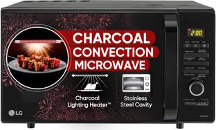 LG 28 L Healthy Heart Recipes, Diet Fry and 360 Motorised Rotisserie for crispy and tasty bar-be-que recipes, Charcoal Convection Microwave Oven