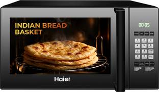 Haier 25 L with 305 Auto Cook Menus, 315mm bigger Turntable, Mirror Glass finish, Back convection fan ...
