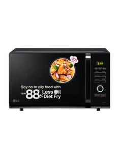 LG 32 L Diet Fry, Auto Cook Menu, Stainless Steel Cavity, Side Swing, Quartz Heater, Child Lock, Conve...