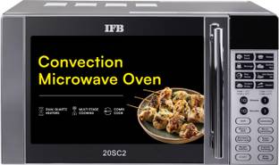 IFB 20 L 24 Standard Cook Menus, Steam Clean, Weight Defrost, Grill & Multi-Stage Cooking Convection M...