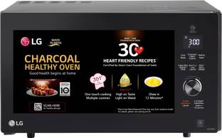 LG 28 L Diet Fry and with 360 Degree Motorised Rotisserie for crispy and tasty bar-be-que recipes, Cha...