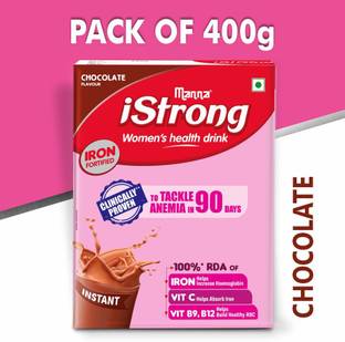 Manna iStrong Women Nutrition Drink Chocolate|Clinically Proven Tackle Anemia 90 Days*