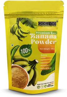 GOEZEE 100% Natural Raw Banana Powder For Kids/Babies/Adult | Rich in Protein & Vitamin