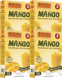 Bakers Milk Shake Mix | Mango Flavour | Instant Drink Mix| Smooth as Silk