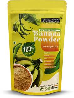 GOEZEE 100% Natural Raw Banana Powder For Kids/Babies/Adult | Rich in Protein & Vitamin