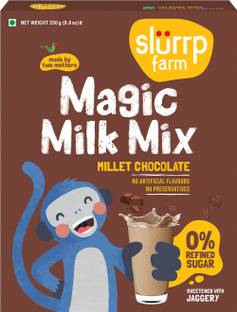 Slurrp Farm High Protein Chocolate Swirl Milk Mix, No Sugar