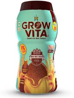 Grow Vita Growth ka Naya Formula Grow Vita- Growth ka naya formula, Ragi (Millet) Based Milk Food with JAGGERY