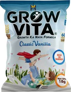 Grow Vita Growth ka Naya Formula Growth ka naya formula,Vanilla Flavour Pack of 7
