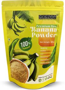 GOEZEE 100% Natural Raw Banana Powder For Kids/Babies/Adult | Rich in Protein & Vitamin