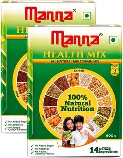 Manna Health Mix - Kids Nutrition Drink with Millets & Multigrain|Zero Junk & No Sugar