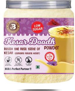 Brew Lab Kesar Doodh Low Sugar | Milk Perfect Partner Real Taste of Kesar |